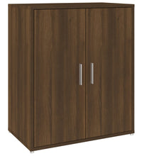 Schuhschrank Braun Eichen-Optik 60x35x70 cm Holzwerkstoff