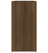 Schuhschrank Braun Eichen-Optik 60x35x70 cm Holzwerkstoff