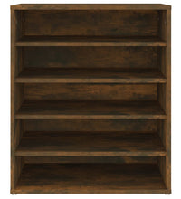 Schuhschrank Räuchereiche 60x35x70 cm Holzwerkstoff