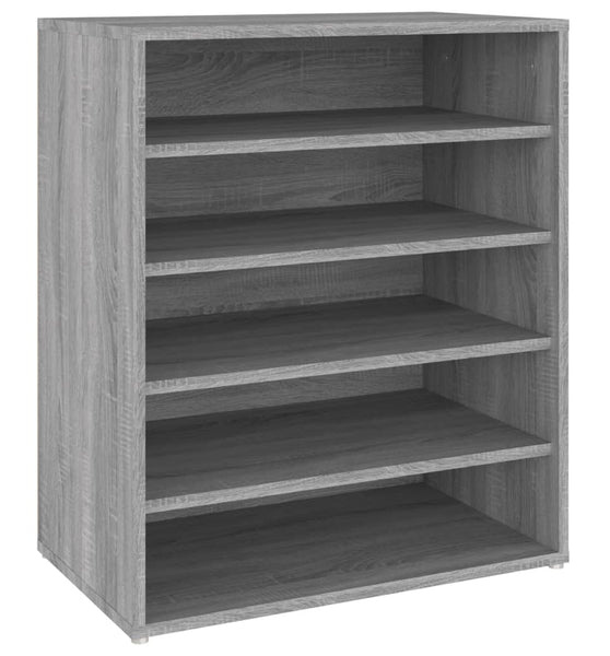 Schuhschrank Grau Sonoma 60x35x70 cm Holzwerkstoff