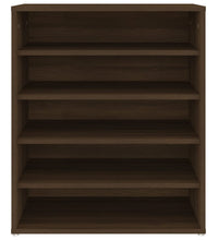 Schuhschrank Braun Eichen-Optik 60x35x70 cm Holzwerkstoff