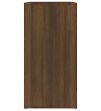 Schuhschrank Braun Eichen-Optik 60x35x70 cm Holzwerkstoff