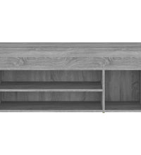 Schuhbank Grau Sonoma 105x30x45 cm Holzwerkstoff