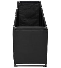 Aufbewahrungsbox Schwarz 105x34,5x45 cm Stoff