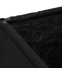 Aufbewahrungsbox Schwarz 105x34,5x45 cm Stoff