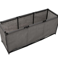 Aufbewahrungsbox Grau 105x34,5x45 cm Stoff