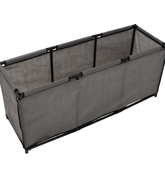 Aufbewahrungsbox Grau 105x34,5x45 cm Stoff