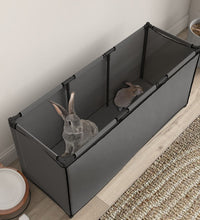 Aufbewahrungsbox Grau 105x34,5x45 cm Stoff