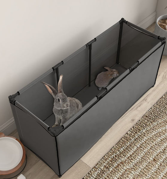 Aufbewahrungsbox Grau 105x34,5x45 cm Stoff