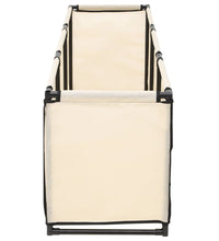 Aufbewahrungsbox Creme 105x34,5x45 cm Stoff