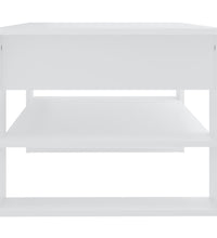 Couchtisch Weiß 102x55x45 cm Holzwerkstoff