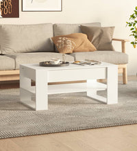 Couchtisch Weiß 102x55x45 cm Holzwerkstoff