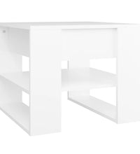 Couchtisch Weiß 55,5x55x45 cm Holzwerkstoff