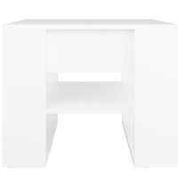 Couchtisch Weiß 55,5x55x45 cm Holzwerkstoff