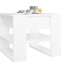 Couchtisch Weiß 55,5x55x45 cm Holzwerkstoff