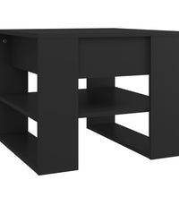 Couchtisch Schwarz 55,5x55x45 cm Holzwerkstoff