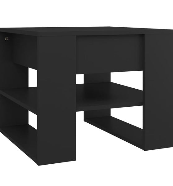 Couchtisch Schwarz 55,5x55x45 cm Holzwerkstoff