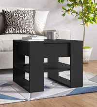 Couchtisch Schwarz 55,5x55x45 cm Holzwerkstoff
