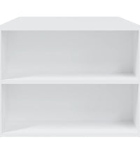 Couchtisch Weiß 102x55x42 cm Holzwerkstoff