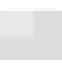 Couchtisch Hochglanz-Weiß 102x55x42 cm Holzwerkstoff