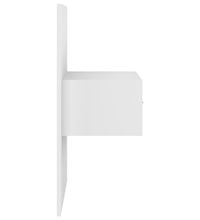 Wand-Nachttisch Weiß