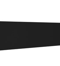 Wand-Kopfteil Schwarz 240x1,5x80 cm Holzwerkstoff