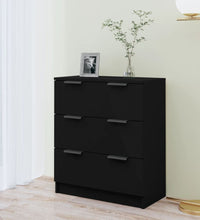 Sideboard Schwarz 60x30x70 cm Holzwerkstoff