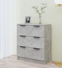 Sideboard Betongrau 60x30x70 cm Holzwerkstoff