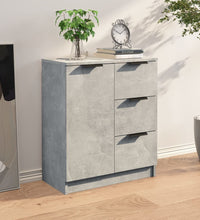 Sideboard Betongrau 60x30x70 cm Holzwerkstoff