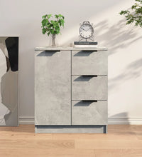 Sideboard Betongrau 60x30x70 cm Holzwerkstoff