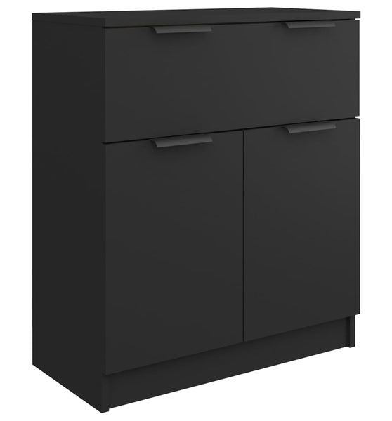 Sideboard Schwarz 60x30x70 cm Holzwerkstoff