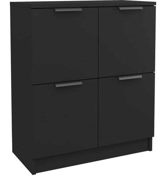 Sideboard Schwarz 60x30x70 cm Holzwerkstoff