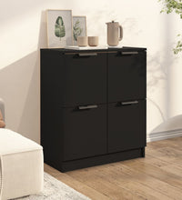 Sideboard Schwarz 60x30x70 cm Holzwerkstoff