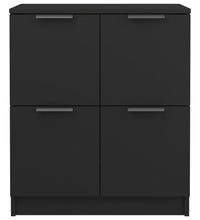 Sideboard Schwarz 60x30x70 cm Holzwerkstoff