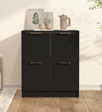 Sideboard Schwarz 60x30x70 cm Holzwerkstoff