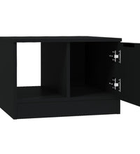 Couchtisch Schwarz 50x50x36 cm Holzwerkstoff