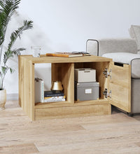 Couchtisch Sonoma-Eiche 50x50x36 cm Holzwerkstoff