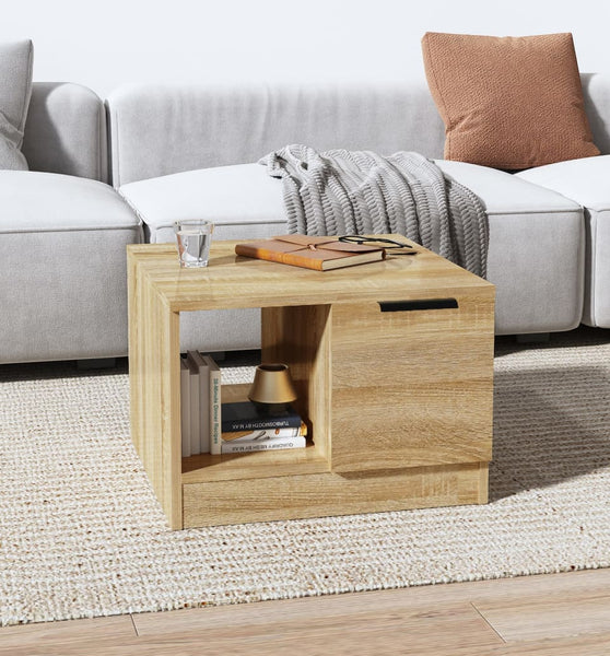 Couchtisch Sonoma-Eiche 50x50x36 cm Holzwerkstoff