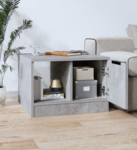 Couchtisch Betongrau 50x50x36 cm Holzwerkstoff