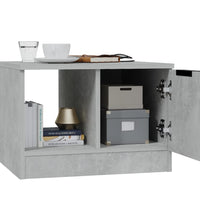Couchtisch Betongrau 50x50x36 cm Holzwerkstoff