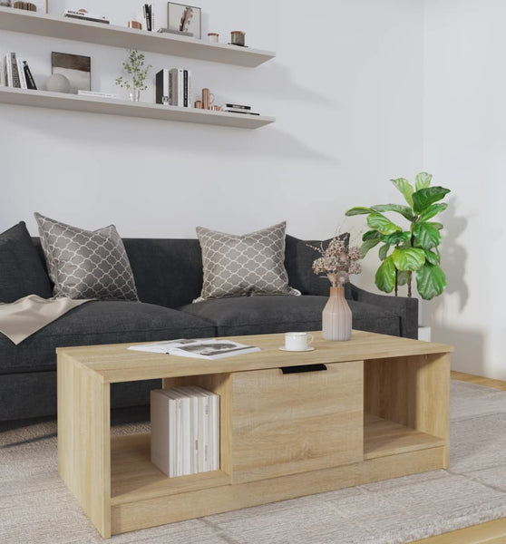 Couchtisch Sonoma-Eiche 102x50x36 cm Holzwerkstoff