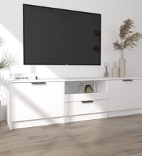 TV-Schrank Weiß 140x35x40 cm Holzwerkstoff