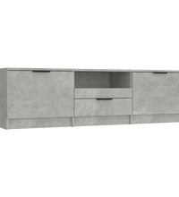 TV-Schrank Betongrau 140x35x40 cm Holzwerkstoff