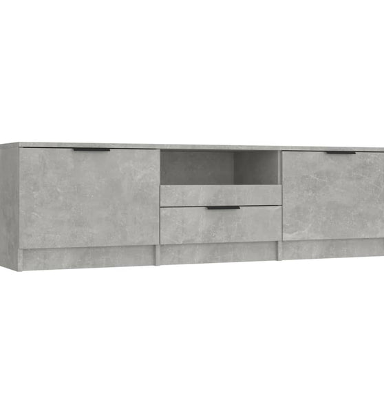 TV-Schrank Betongrau 140x35x40 cm Holzwerkstoff