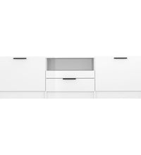 TV-Schrank Hochglanz-Weiß 140x35x40 cm Holzwerkstoff