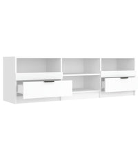 TV-Schrank Weiß 150x33,5x45 cm Holzwerkstoff