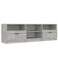 TV-Schrank Betongrau 150x33,5x45 cm Holzwerkstoff