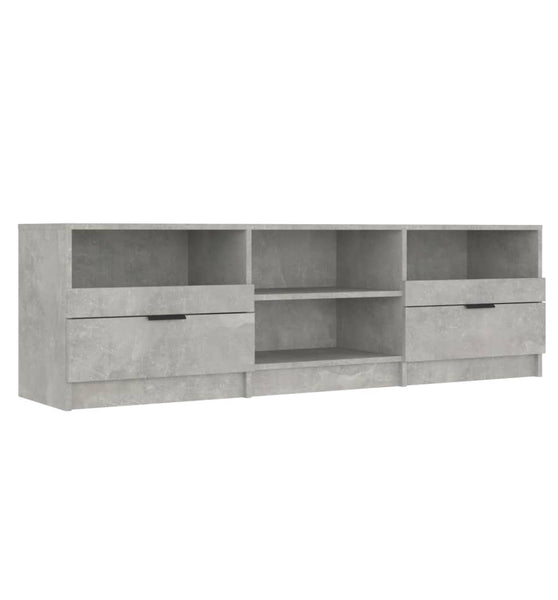 TV-Schrank Betongrau 150x33,5x45 cm Holzwerkstoff