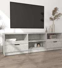 TV-Schrank Betongrau 150x33,5x45 cm Holzwerkstoff