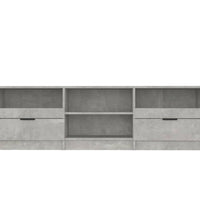 TV-Schrank Betongrau 150x33,5x45 cm Holzwerkstoff